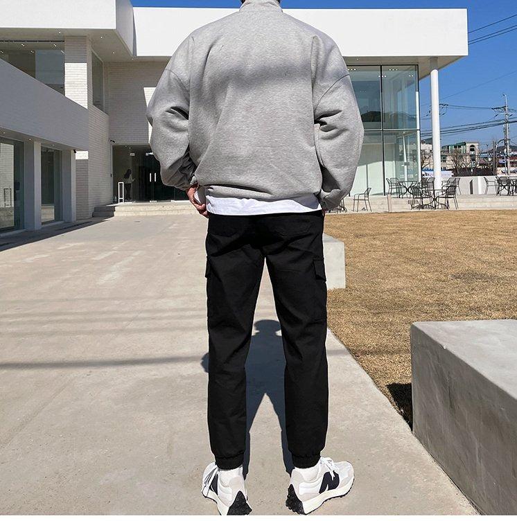 Oversized Zip Sweatshirt – The Korean Fashion