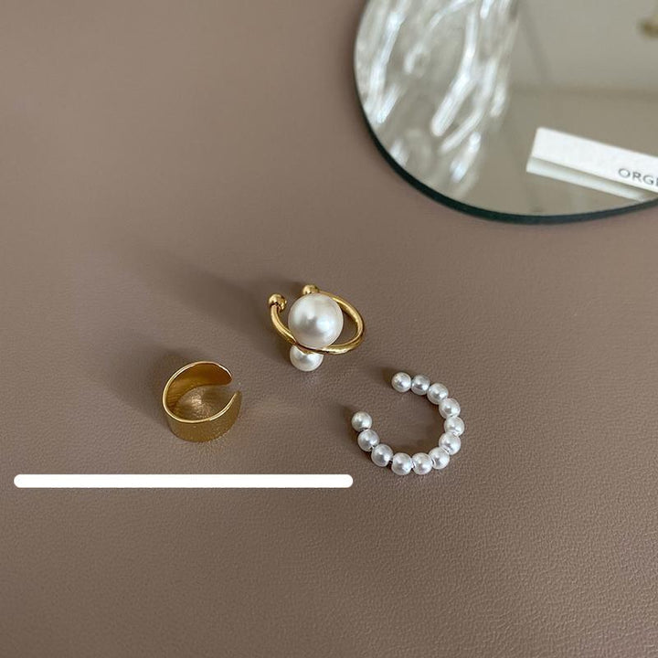 Pearl Ear Bone Clip Without Pierced