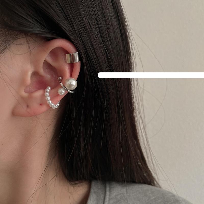 Pearl Ear Bone Clip Without Pierced