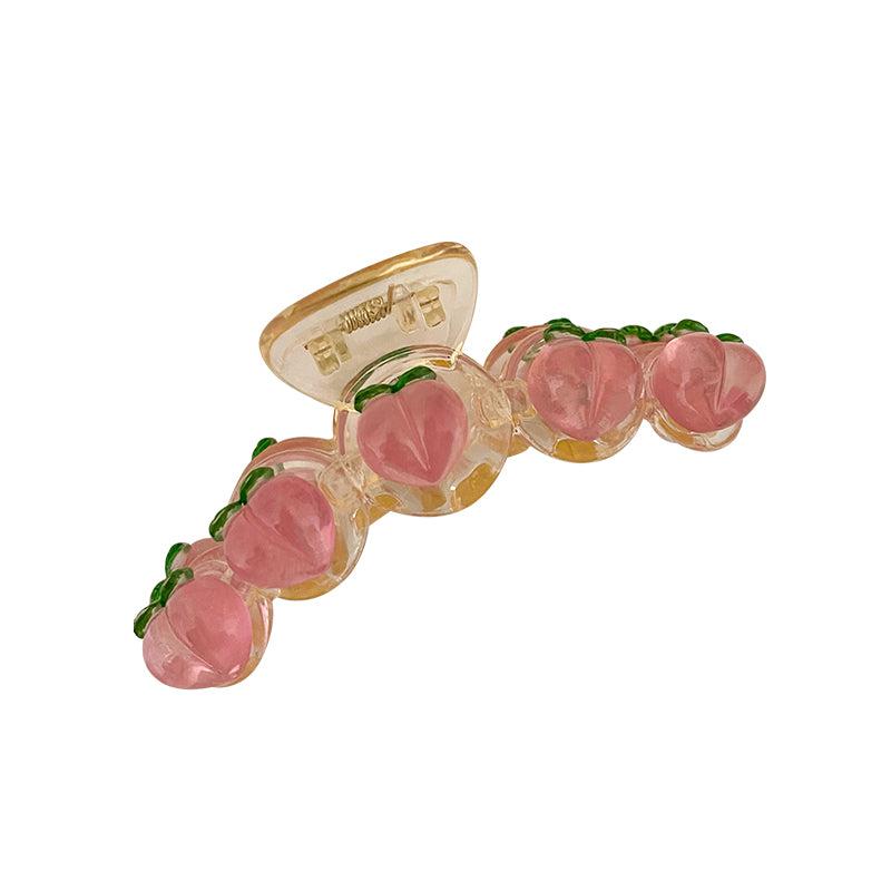 Pink Acrylic Hair Claw Clip