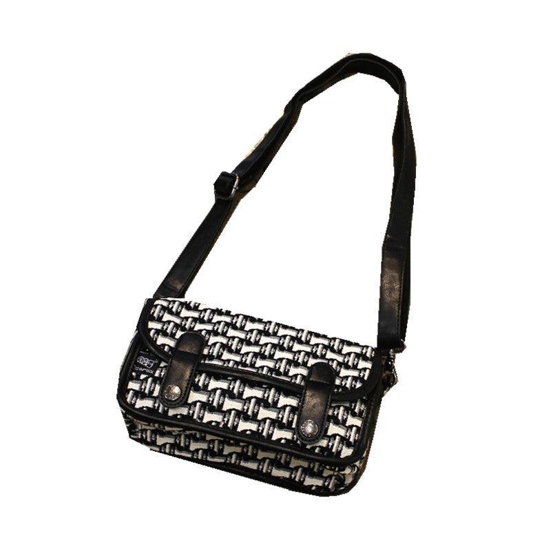 Plaid Flap Crossbody Bag