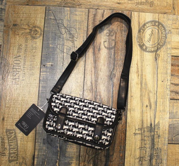 Plaid Flap Crossbody Bag