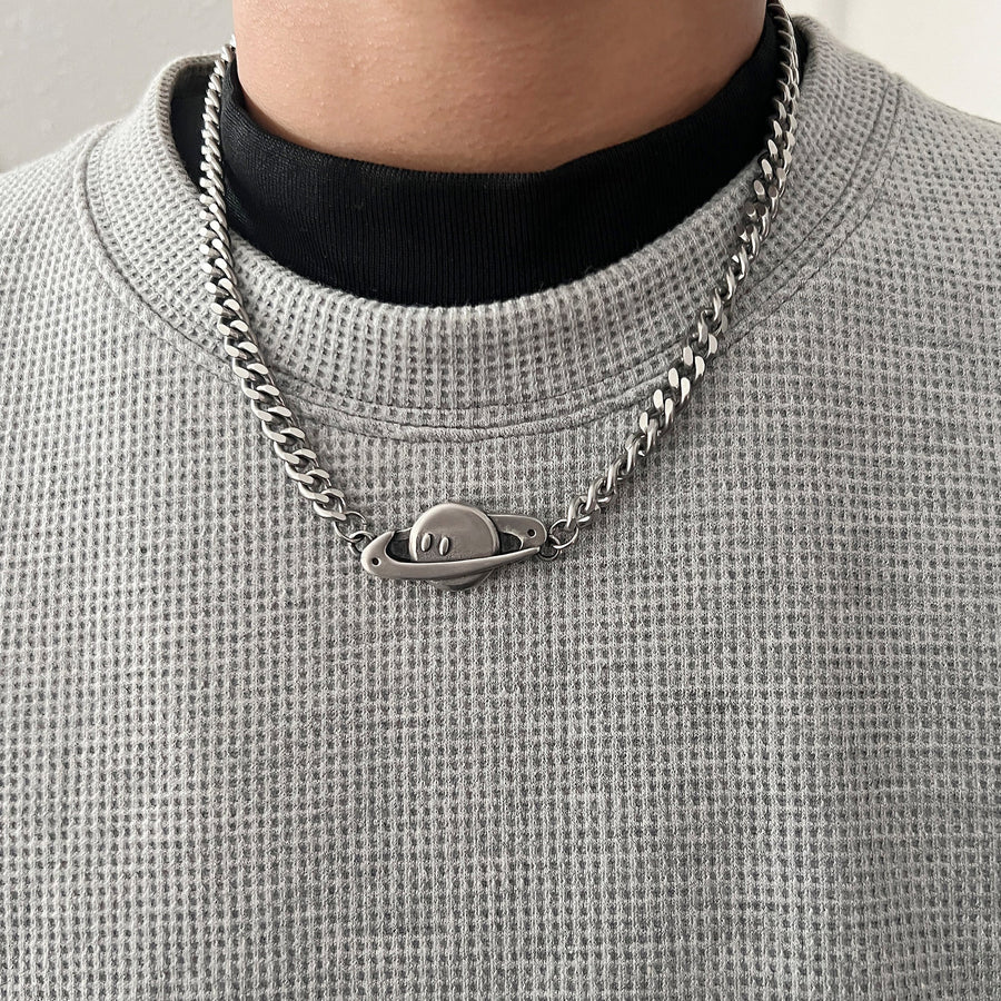 Planet Smiley Necklace