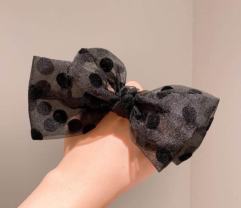 Polka Dot Bowknot Hairpin