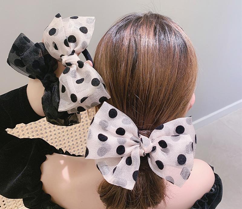 Polka Dot Bowknot Hairpin