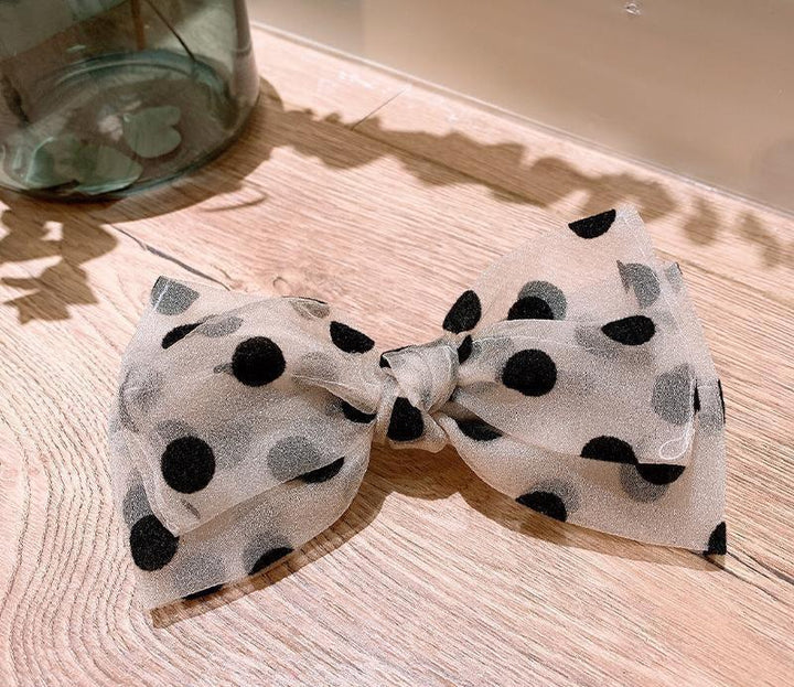 Polka Dot Bowknot Hairpin