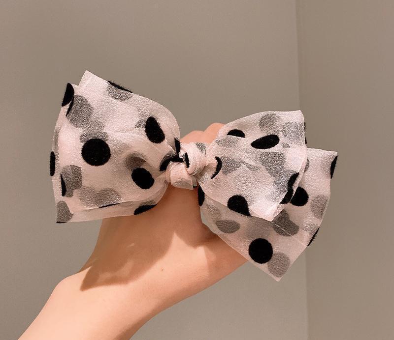 Polka Dot Bowknot Hairpin