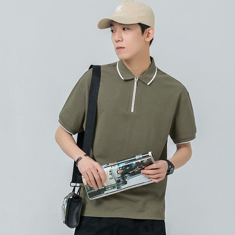 Polo Zipper T-Shirt