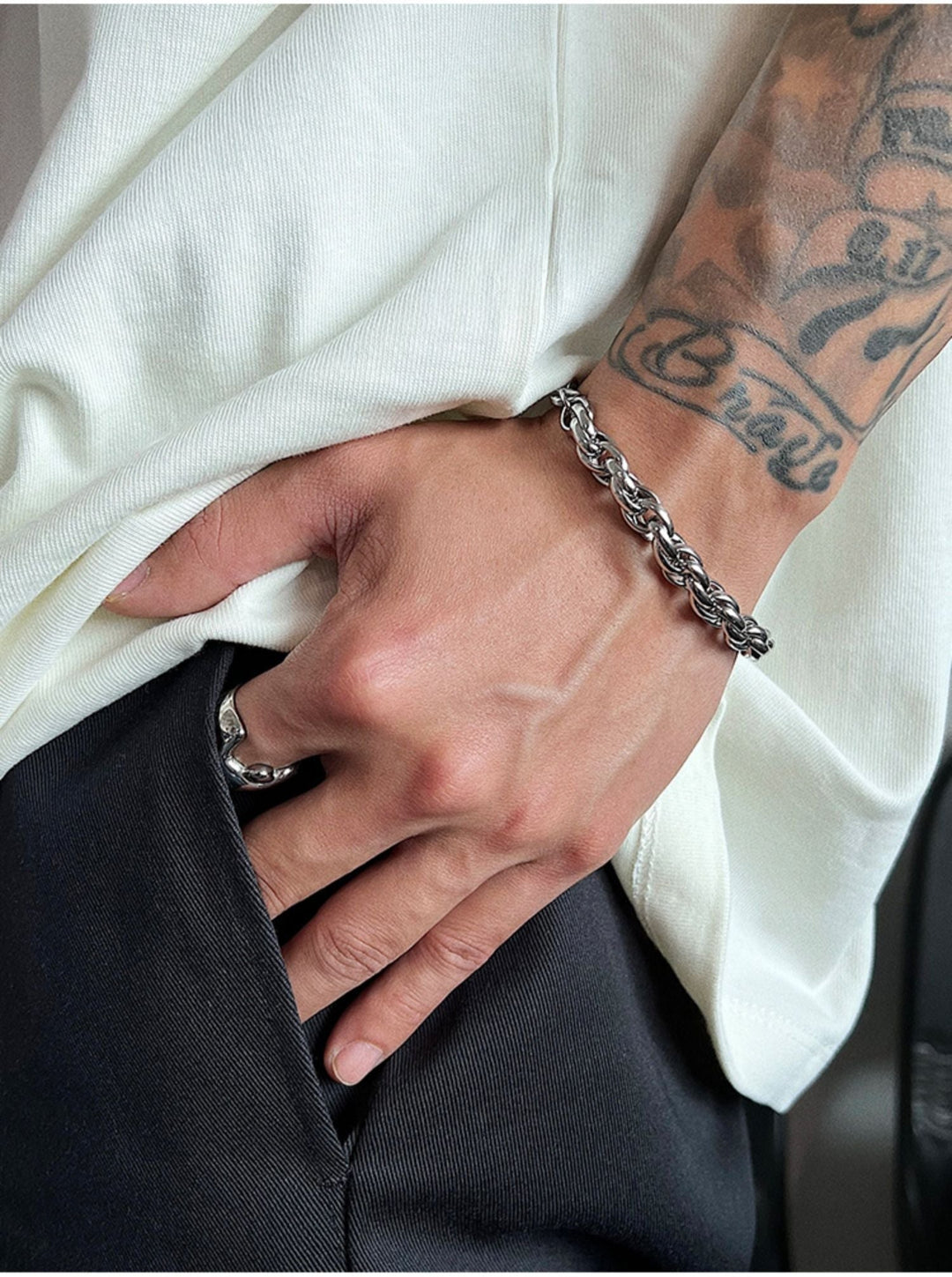 Punk Cuban Chain Bracelet