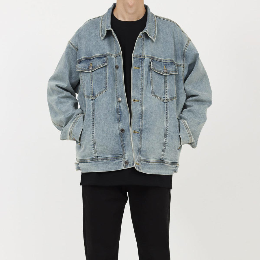 Retro Washed Denim Jacket