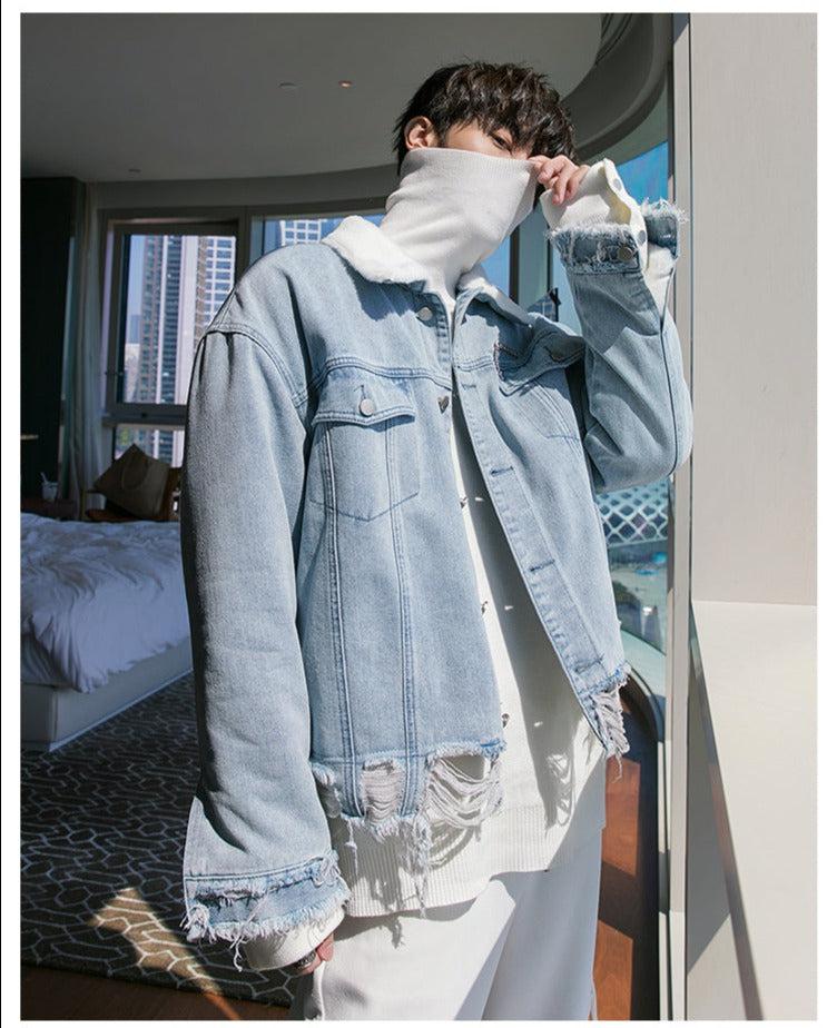 Ripped Denim Jacket