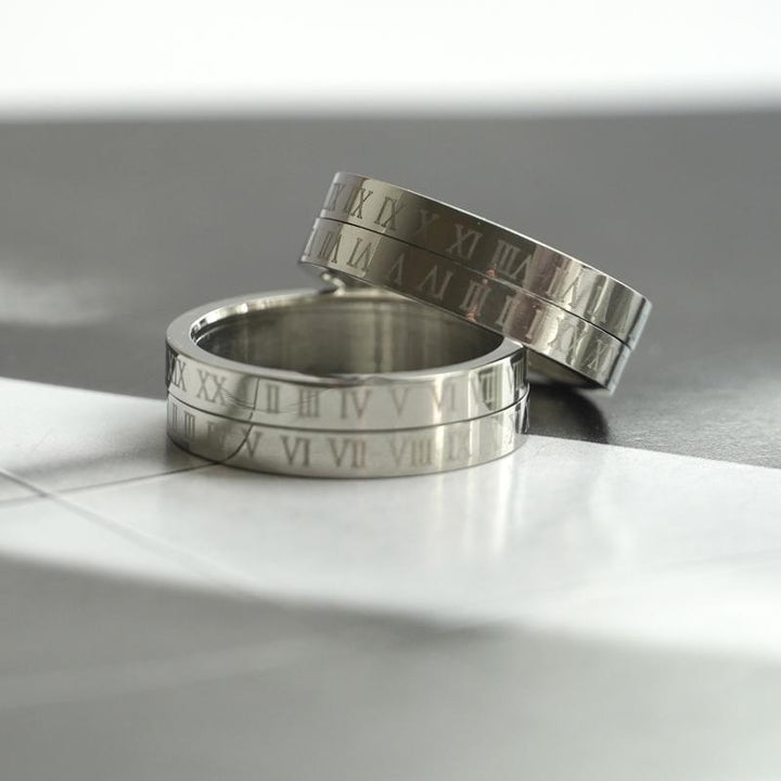 Rotating Roman Numeral Ring