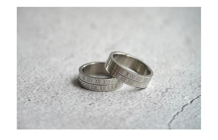 Rotating Roman Numeral Ring