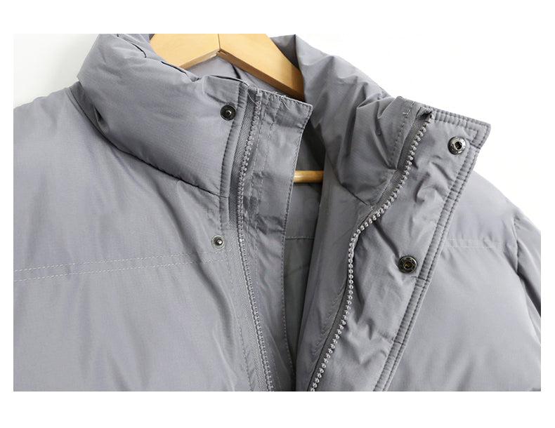 Short Stand Collar Cotton Jacket