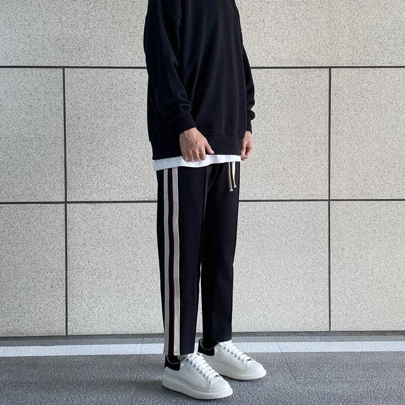 Side Ribbon Stripe Sport Pants