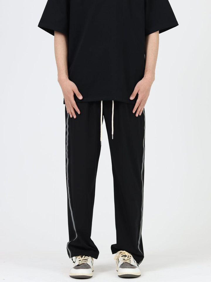 Side Stripe Drawstring Pants