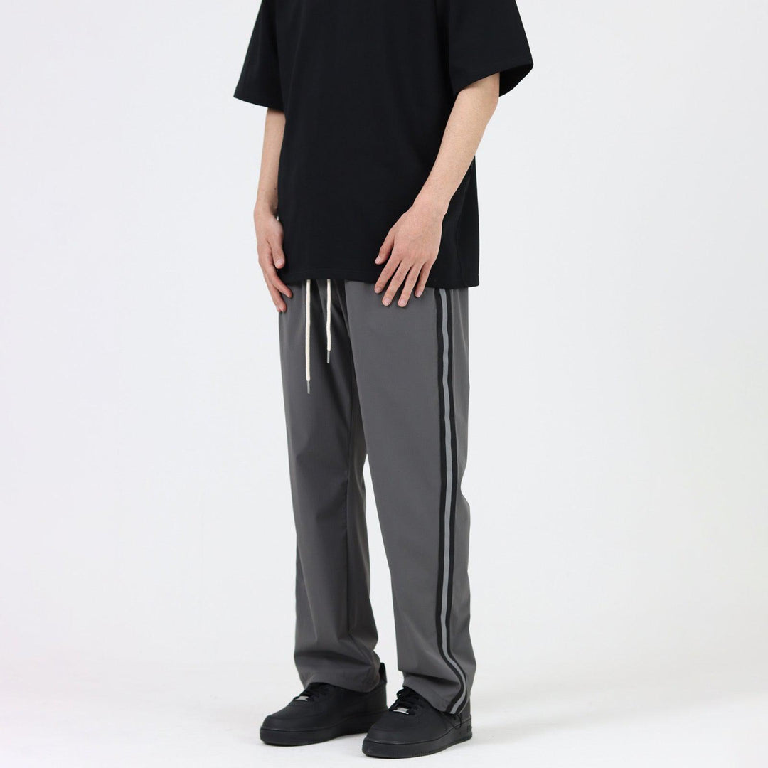 Side Stripe Drawstring Pants