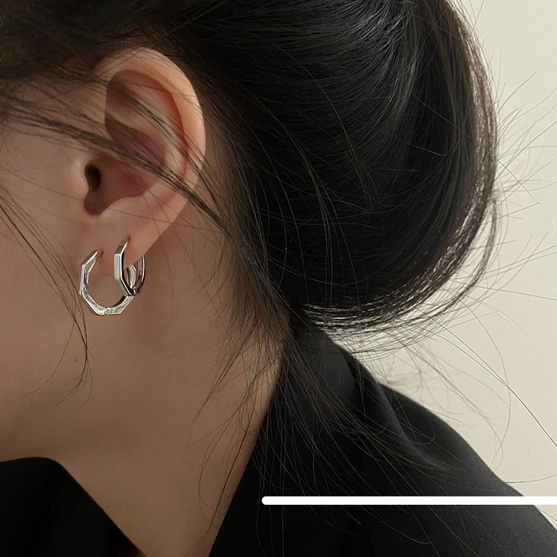 Silver Hoop Earrings