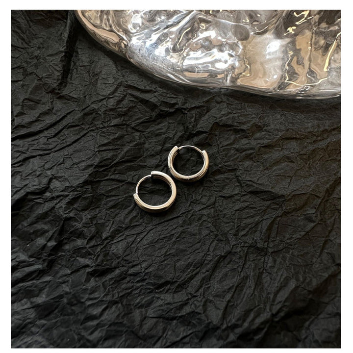 Silver Hoop Earrings