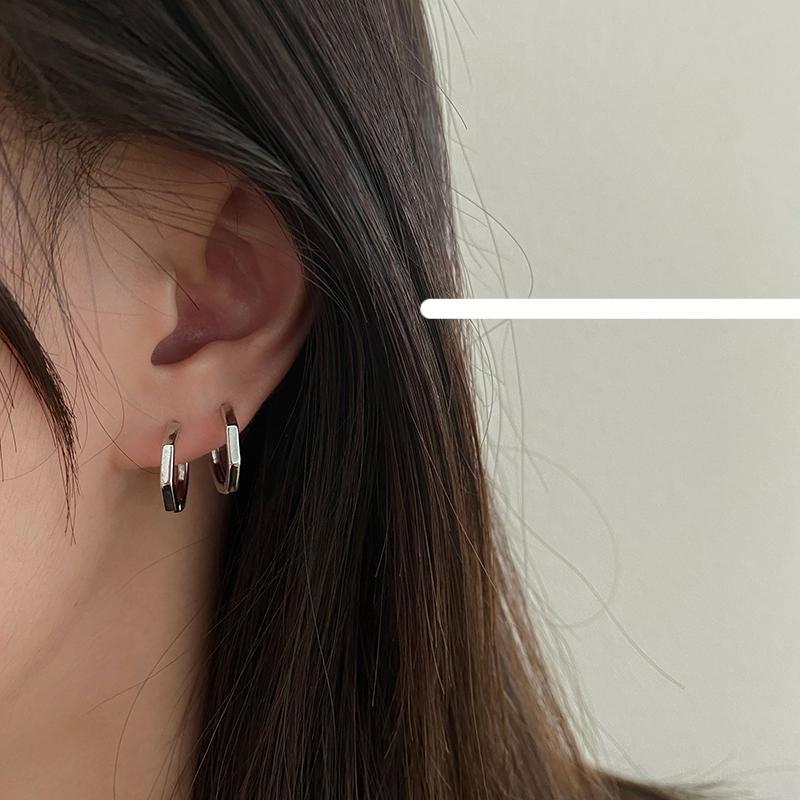 Silver Hoop Earrings