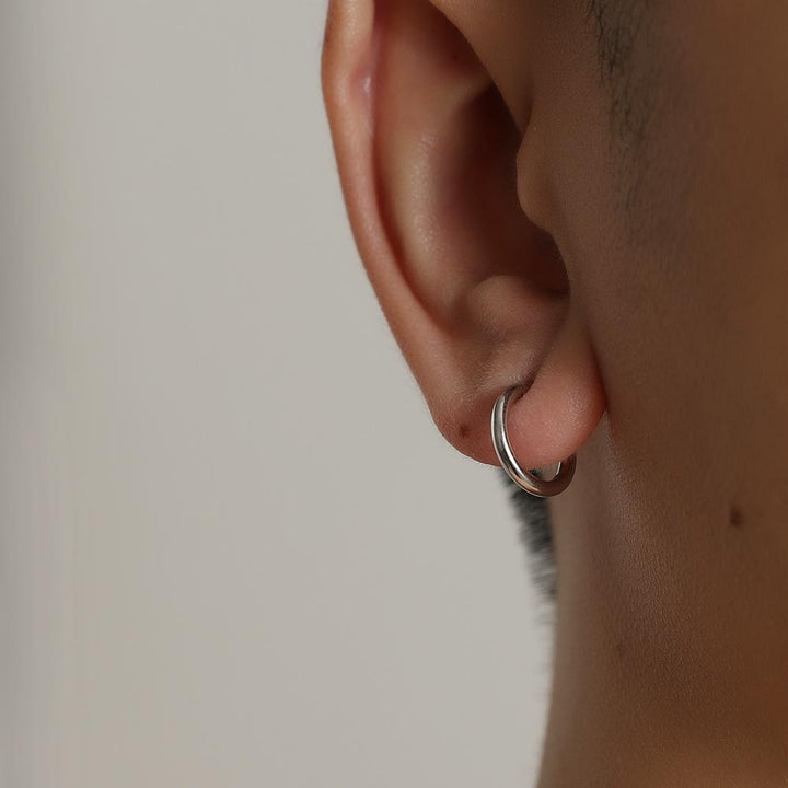 Single Sterling Ear Studs