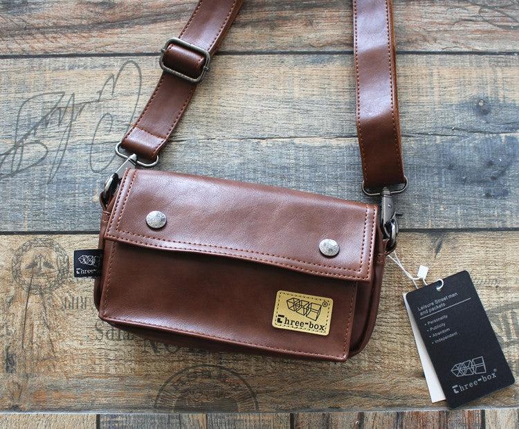 Small Flap Messenger Bag Light Brown