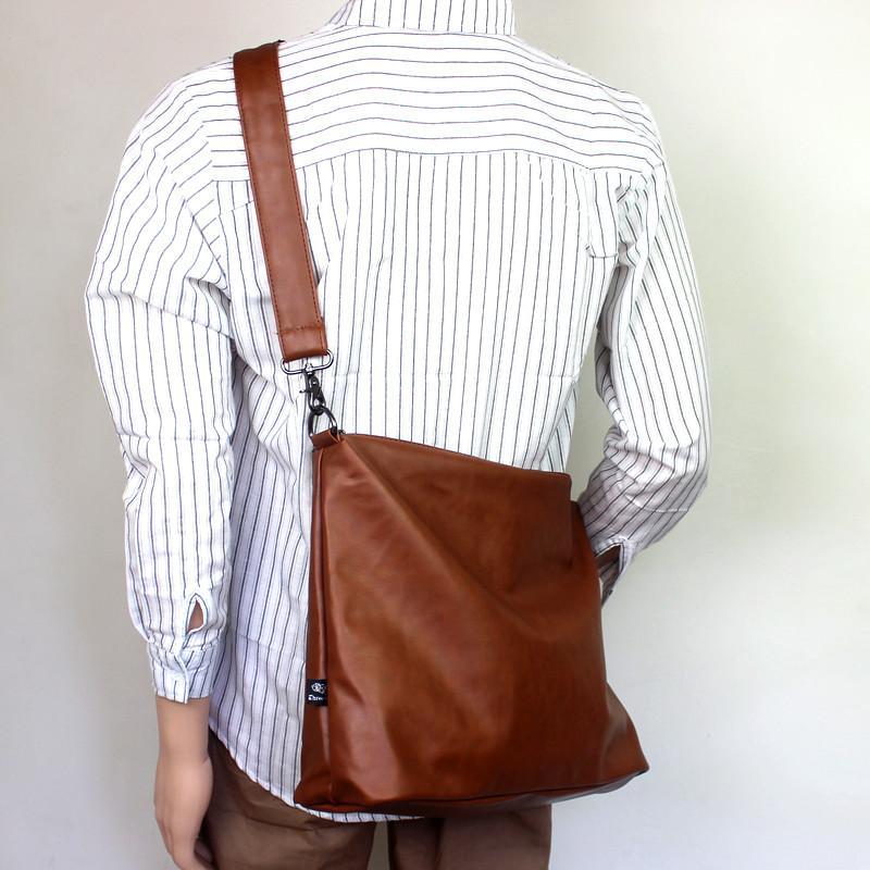 Soft Leather Messenger Bag