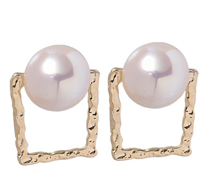 Square Pearl Earrings