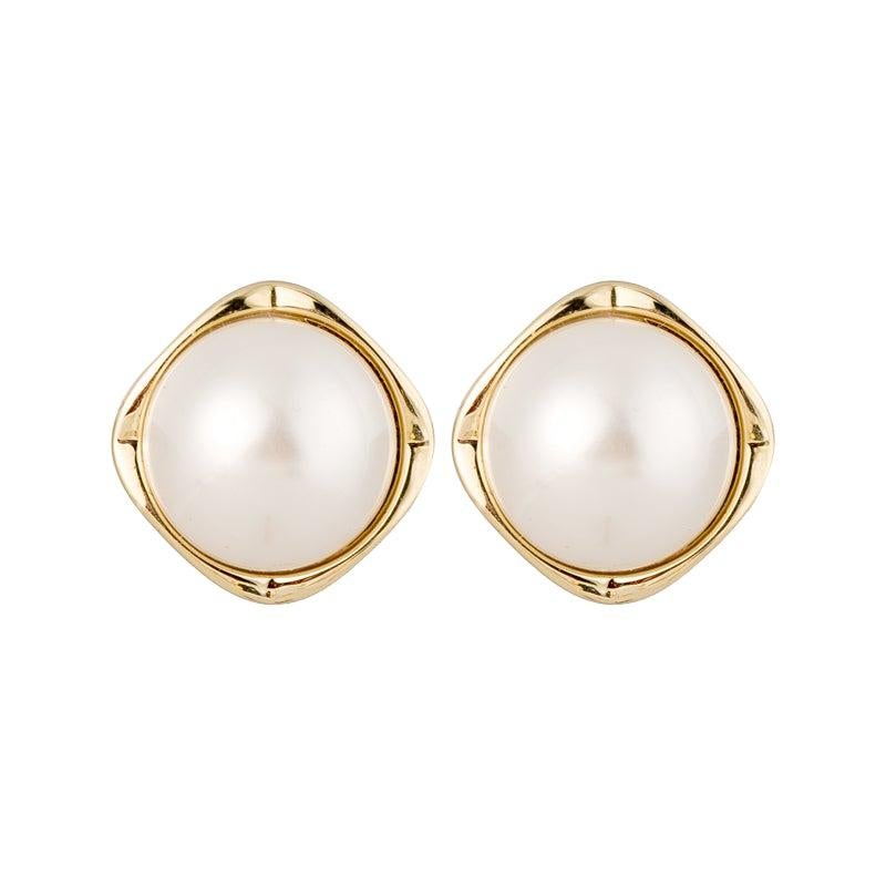 Square Pearl Earrings