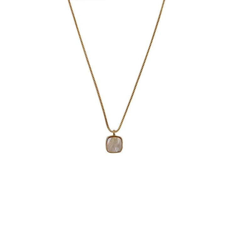 Square Shell Necklace