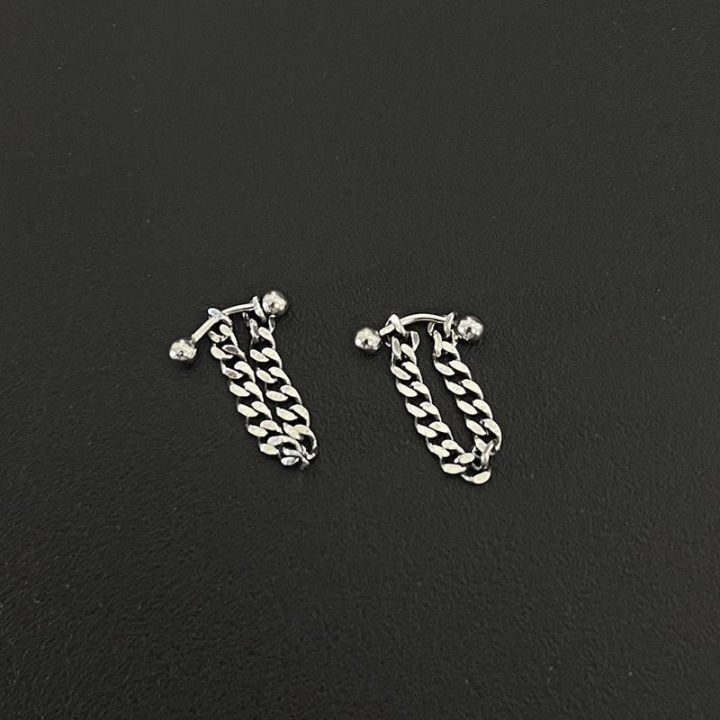 Sterling Chain Earrings