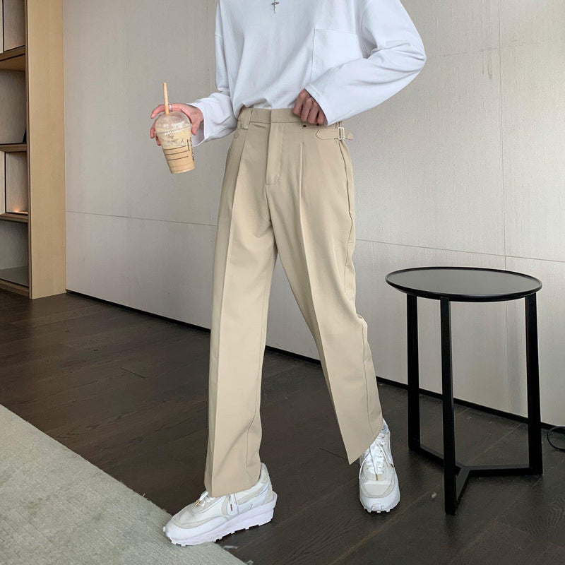 Navy Sweatpants Mens Spring And Summer Casual Pants Mens Wild Cotton And  Linen Loose Linen Pants Korean Version Of The Trend Pants Straight Tube -  Walmart.com