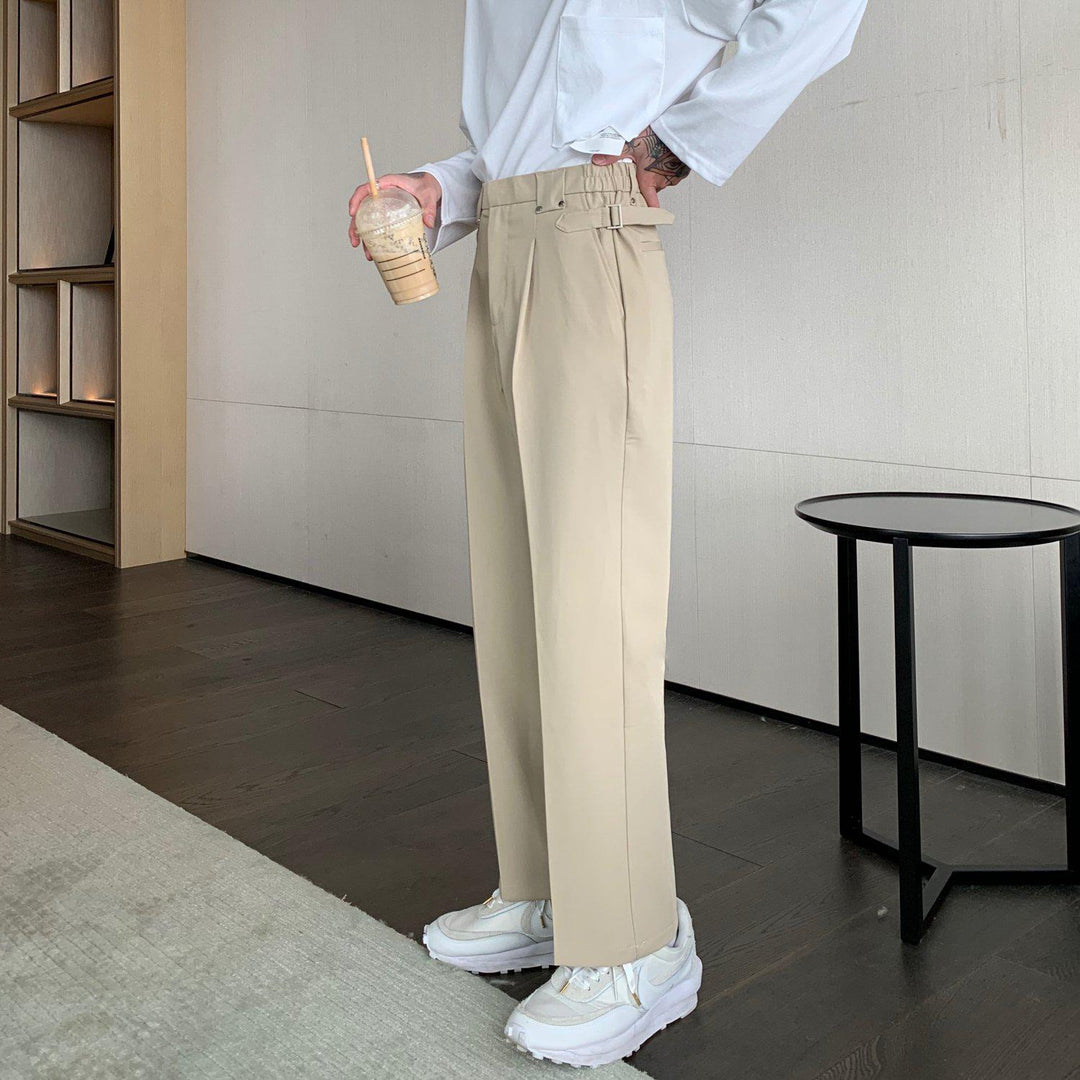 Suit Pants With Adjustable Waist