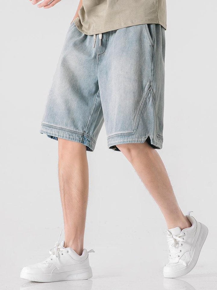 Summer Thin Cropped Denim Shorts