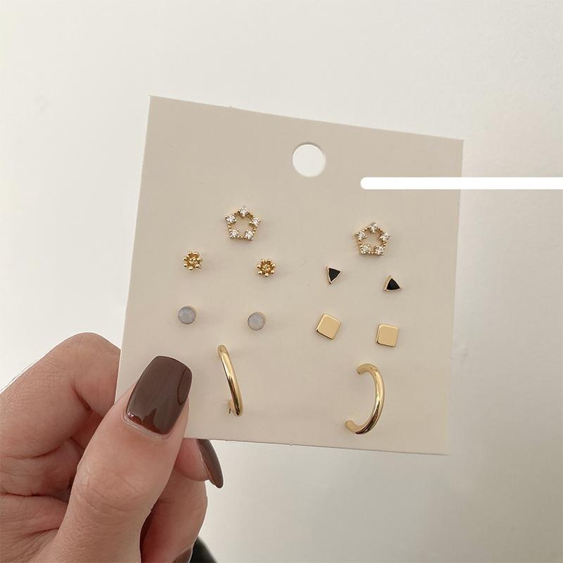 Temperament Ear Studs Set