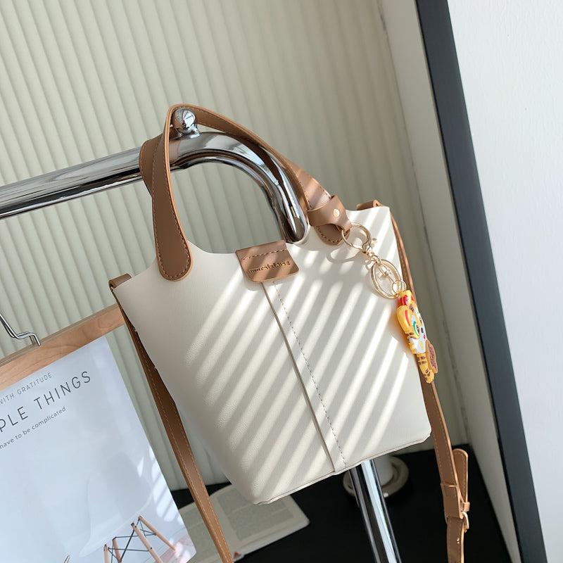 Top Handle Bucket Bag