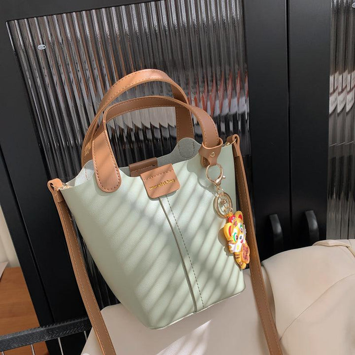 Top Handle Bucket Bag