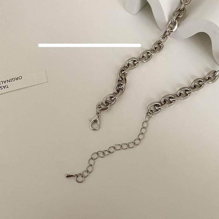 Two-Piece Silver Necklace