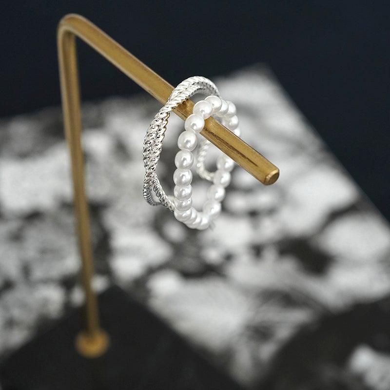 Two-Piece Pearl Ring