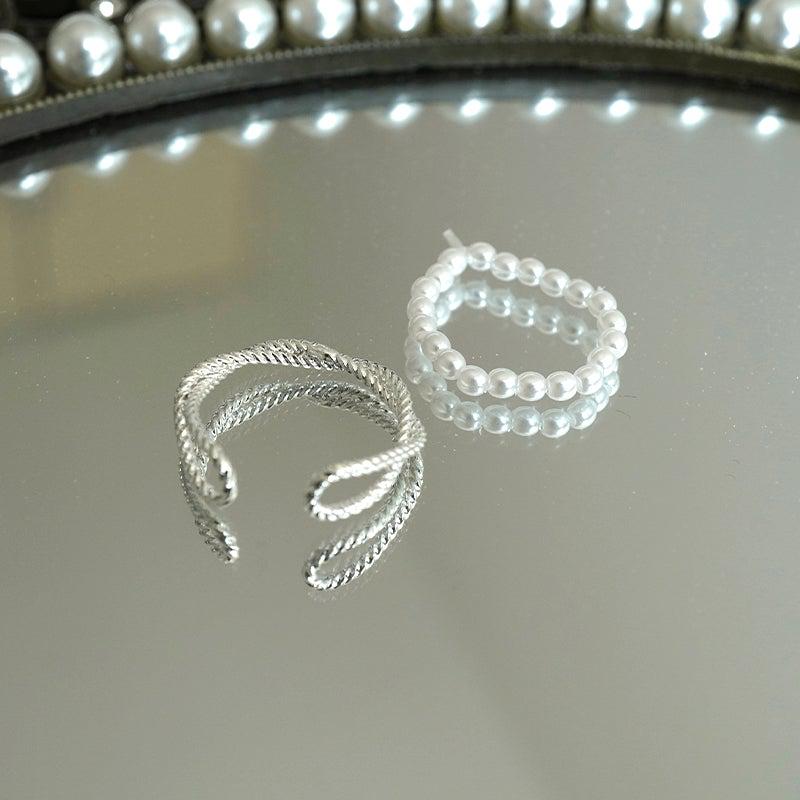 Two-Piece Pearl Ring