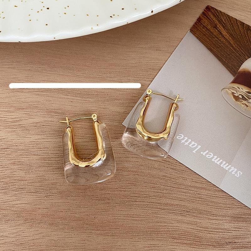 U-Shaped Retro Earrings