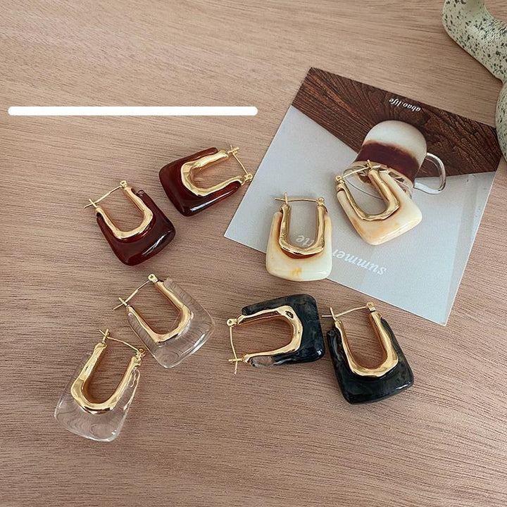 U-Shaped Retro Earrings