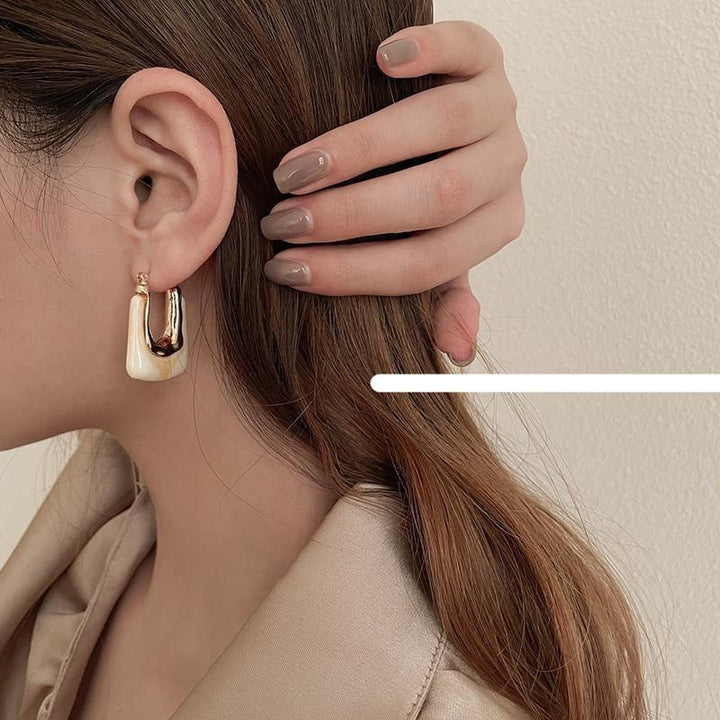 U-Shaped Retro Earrings