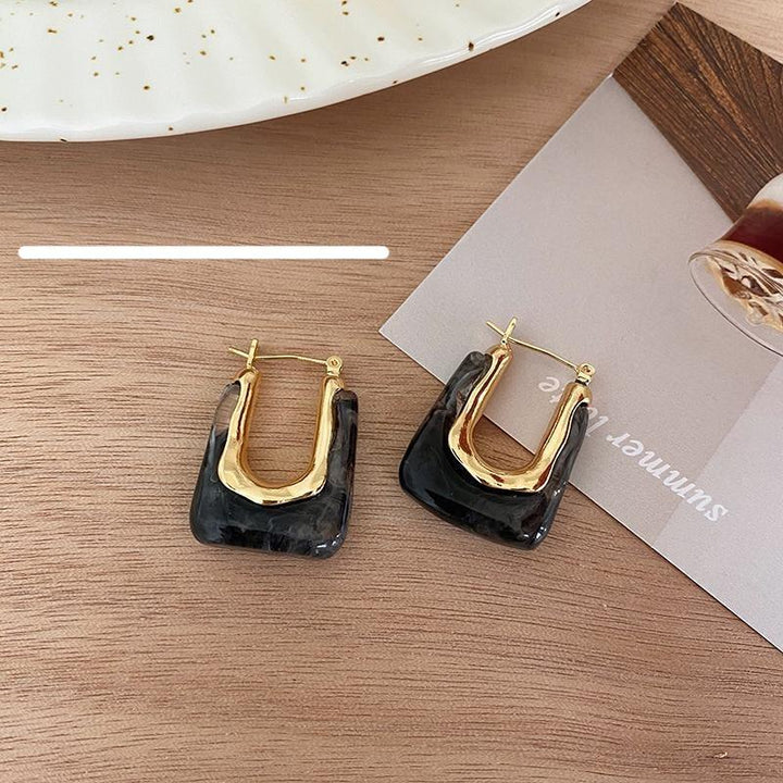 U-Shaped Retro Earrings