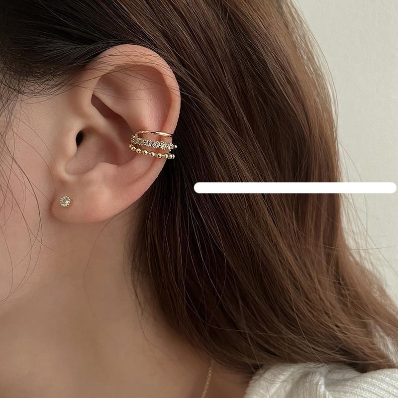 Versatile Zircon Earring Clip