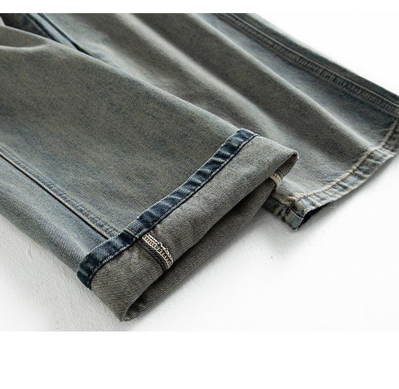 Washed Wide-leg Jeans