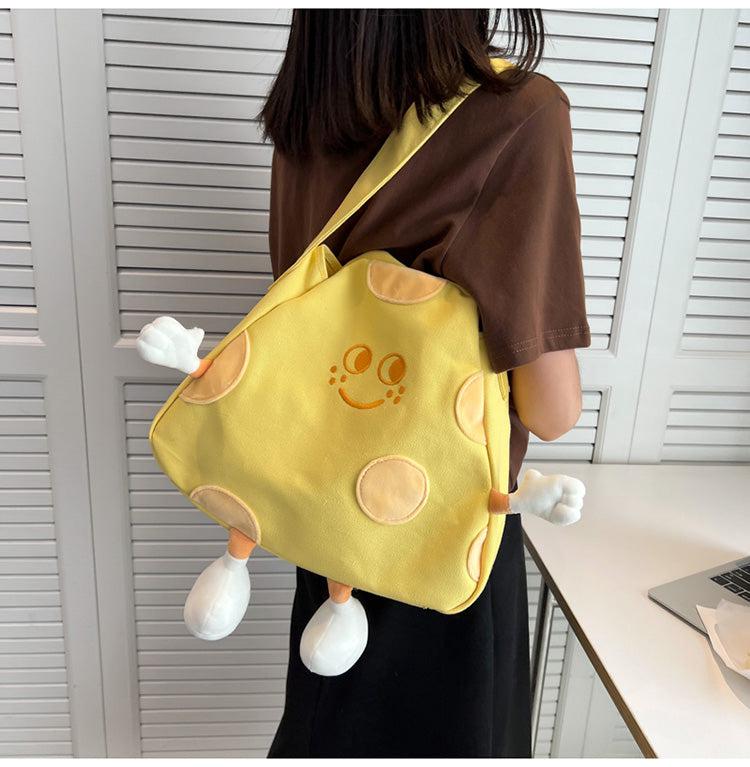 Yellow Canvas Shoulder Bag