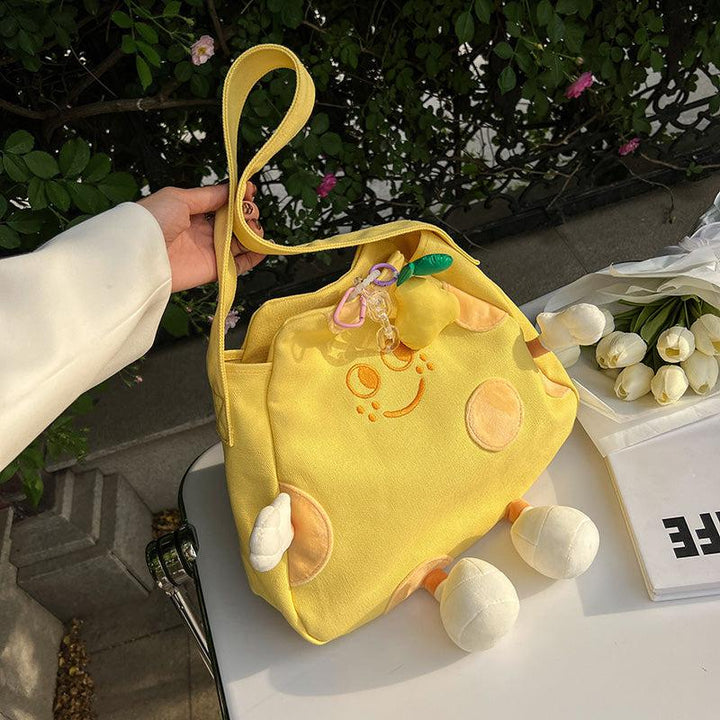 Yellow Canvas Shoulder Bag