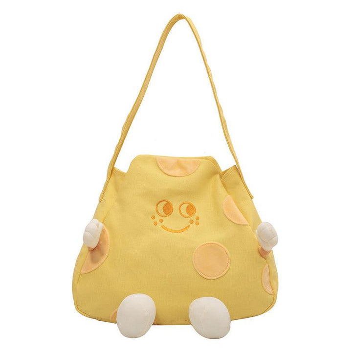 Yellow Canvas Shoulder Bag