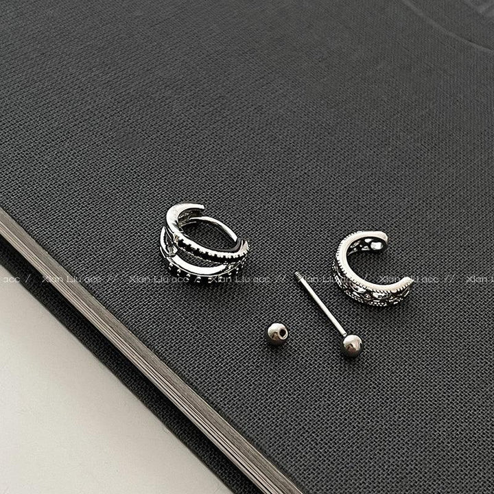 Zircon Silver Earring